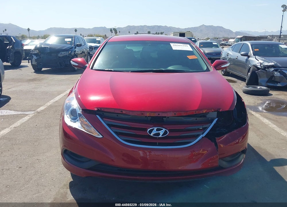 2014 HYUNDAI SONATA GLS VIN: 5NPEB4AC0EH890817