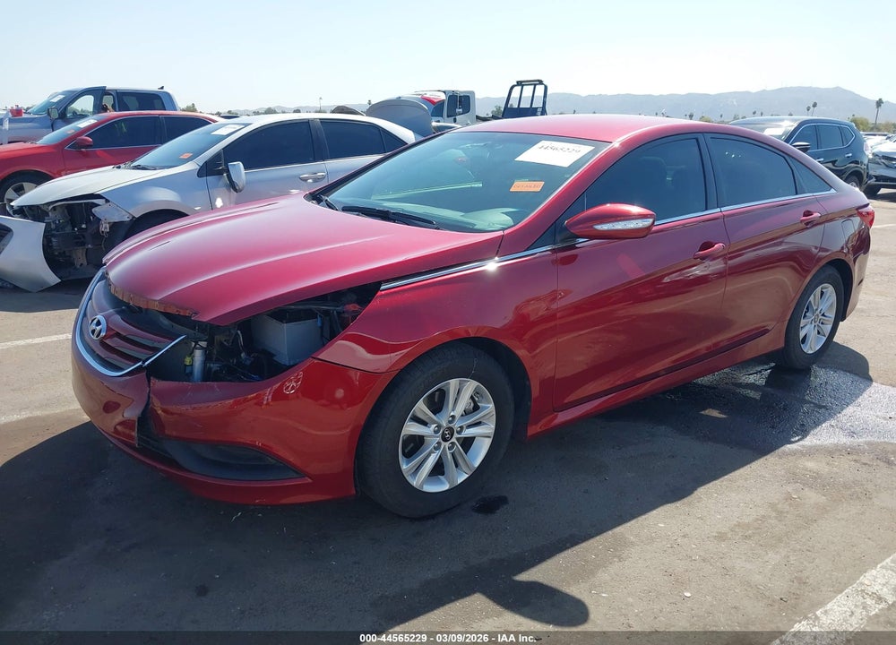 2014 HYUNDAI SONATA GLS VIN: 5NPEB4AC0EH890817