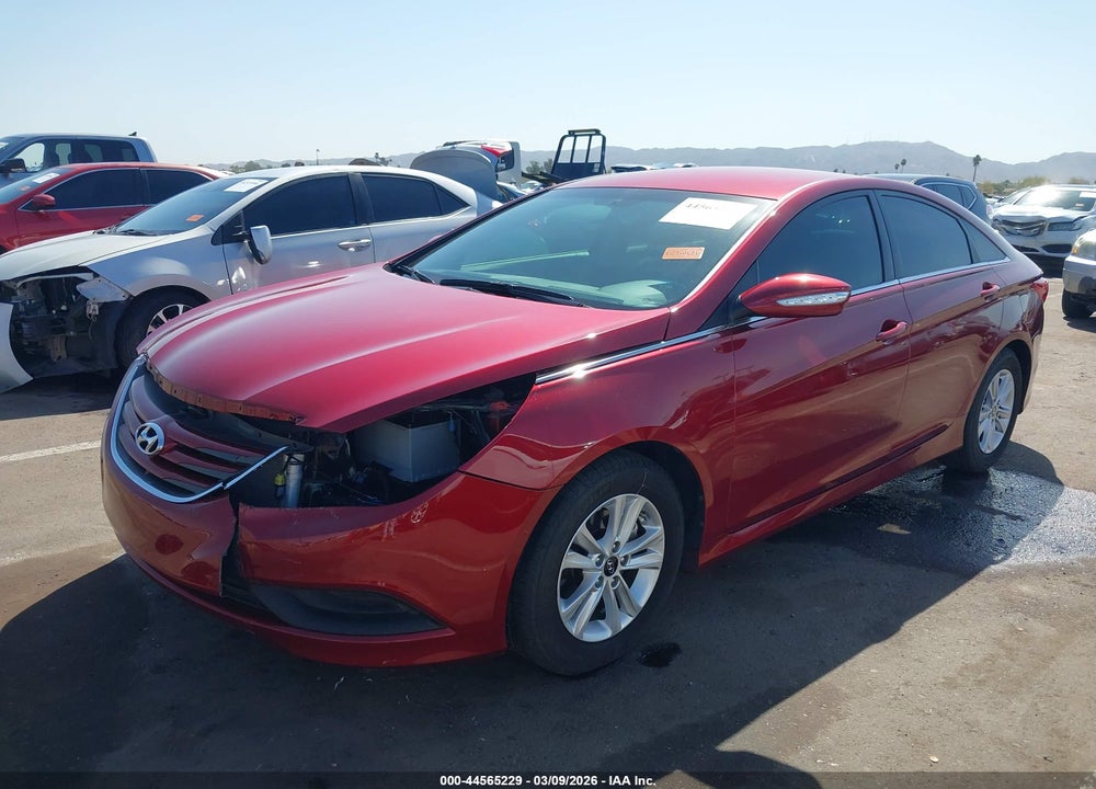 2014 HYUNDAI SONATA GLS VIN: 5NPEB4AC0EH890817