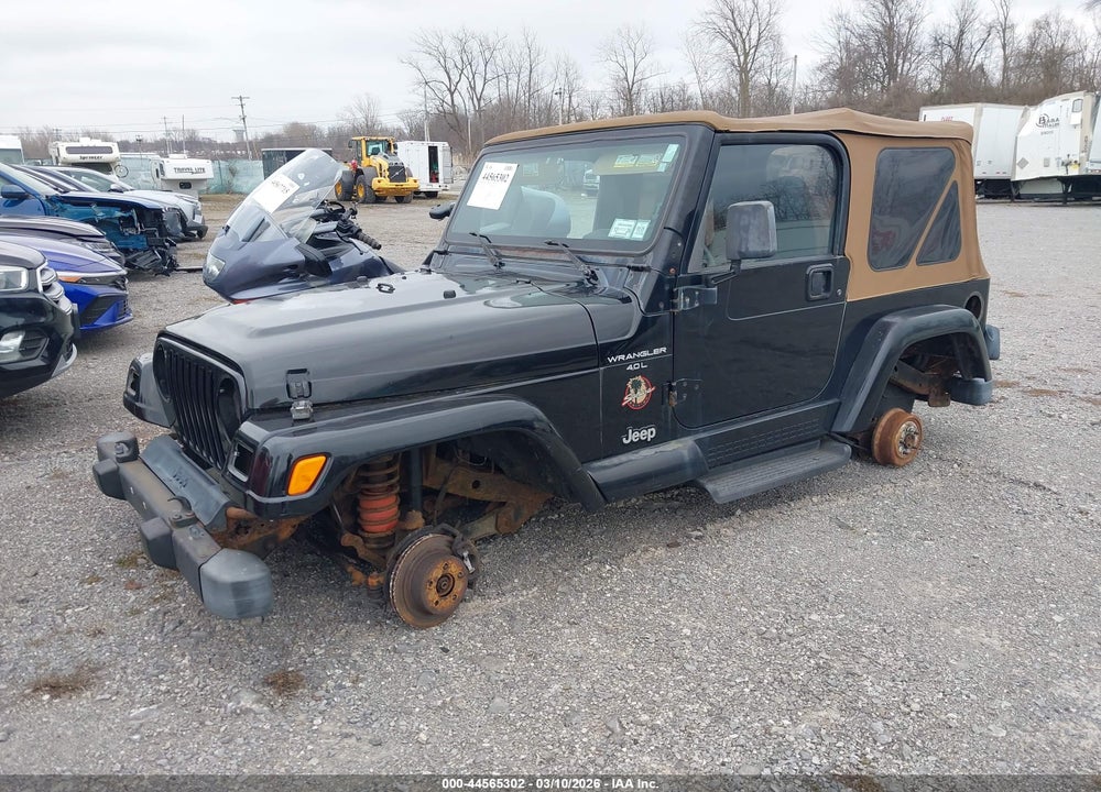 2000 JEEP WRANGLER SAHARA VIN: 1J4FA59S4YP704983