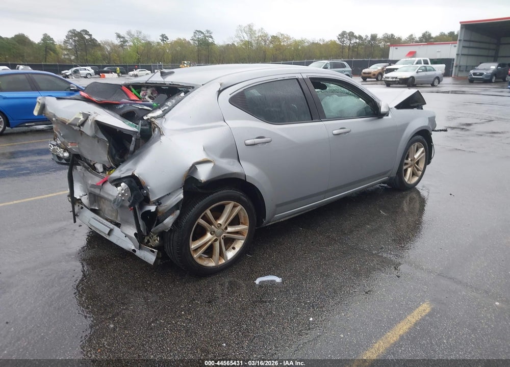 2013 DODGE AVENGER SXT VIN: 1C3CDZCG8DN772855