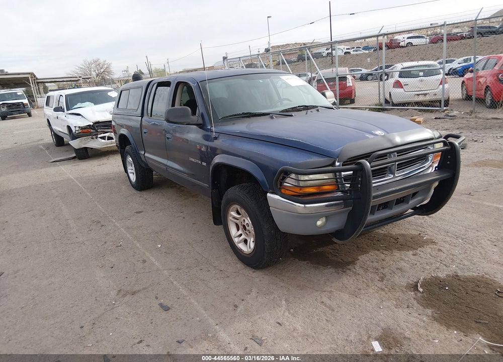 2002 DODGE DAKOTA SLT VIN: 1B7HG48N22S539216