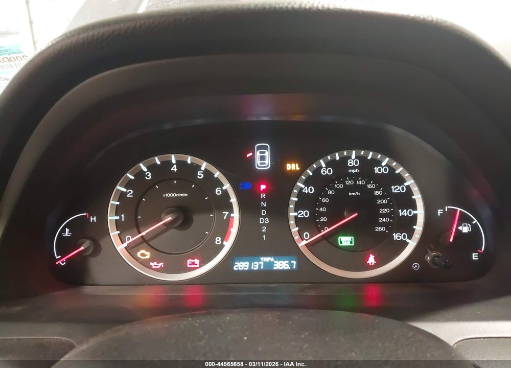 2009 HONDA ACCORD 2.4 EX-L VIN: 1HGCP26869A051951