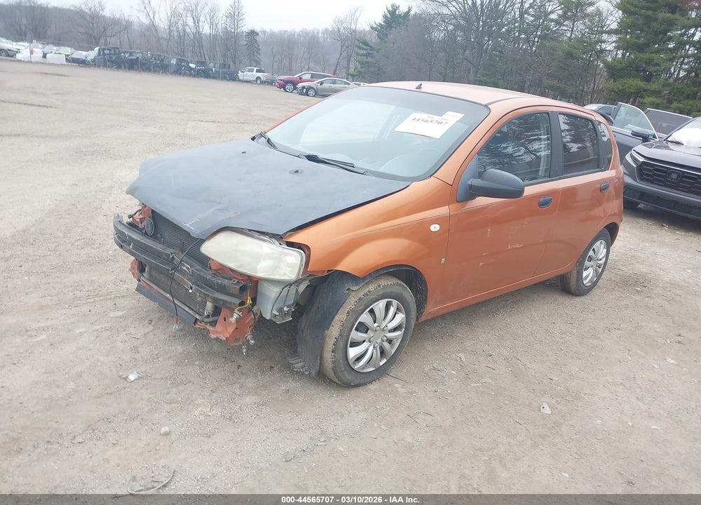 2007 CHEVROLET AVEO 5 LS VIN: KL1TD66607B754988