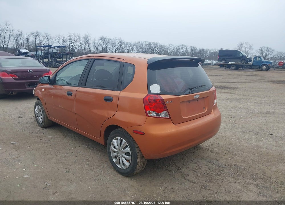 2007 CHEVROLET AVEO 5 LS VIN: KL1TD66607B754988