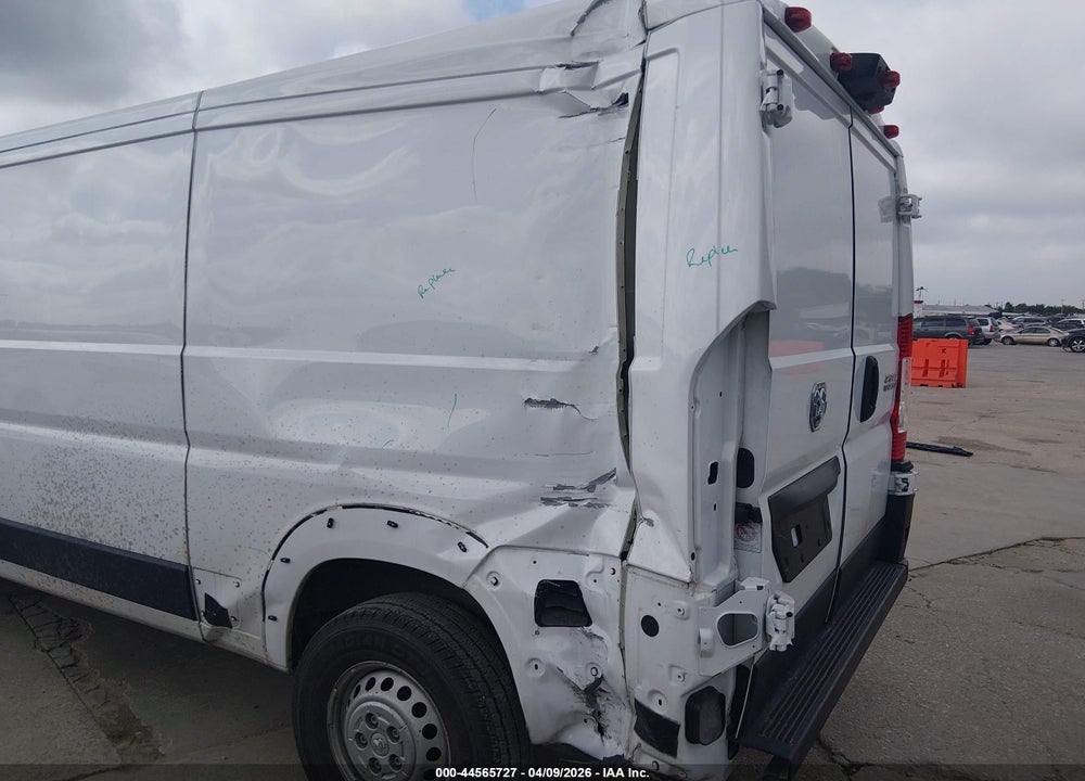 2025 RAM PROMASTER 2500 TRADESMAN LOW ROOF 136 WB W/PASS SEAT VIN: 3C6LRVVG5SE513915
