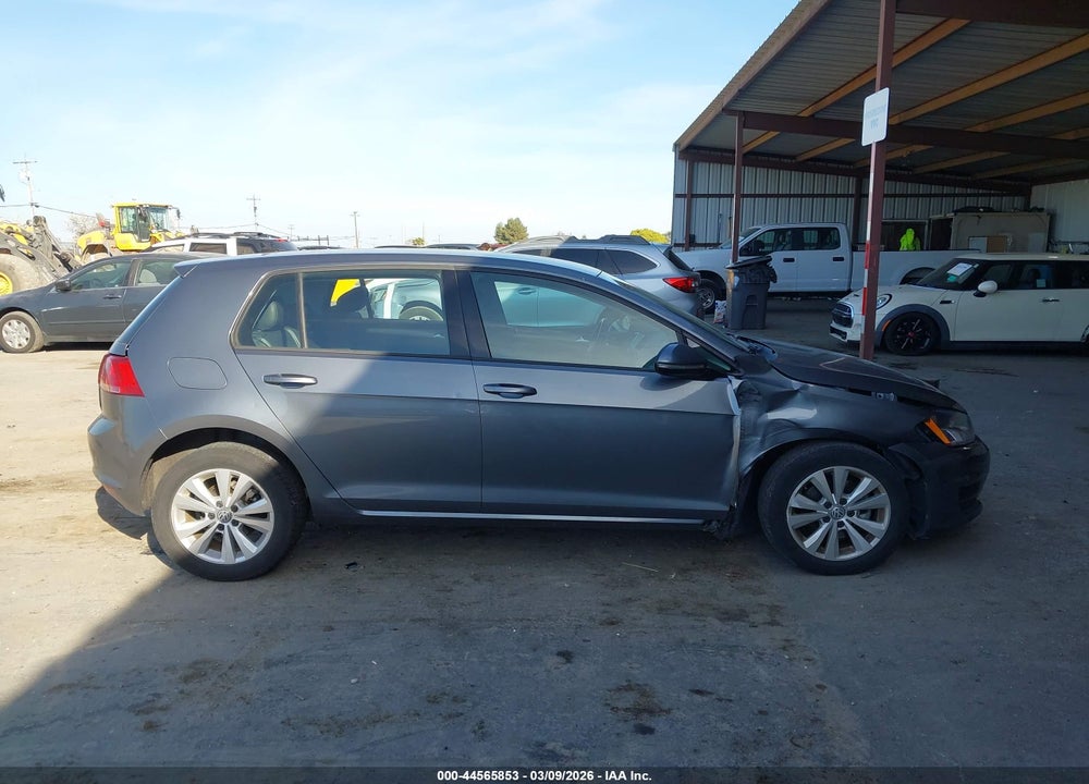 2015 VOLKSWAGEN GOLF TDI S 4-DOOR VIN: 3VW2A7AU4FM082026