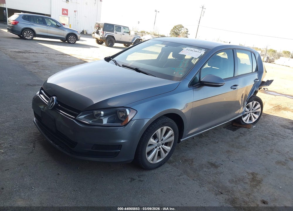 2015 VOLKSWAGEN GOLF TDI S 4-DOOR VIN: 3VW2A7AU4FM082026