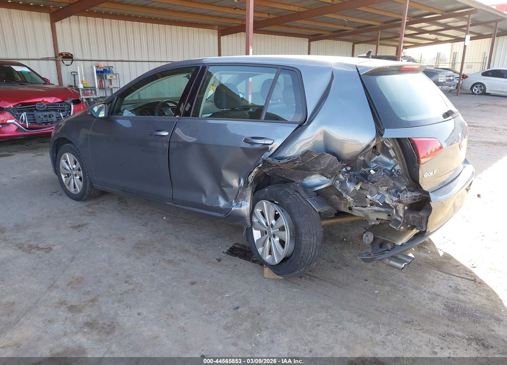 2015 VOLKSWAGEN GOLF TDI S 4-DOOR VIN: 3VW2A7AU4FM082026