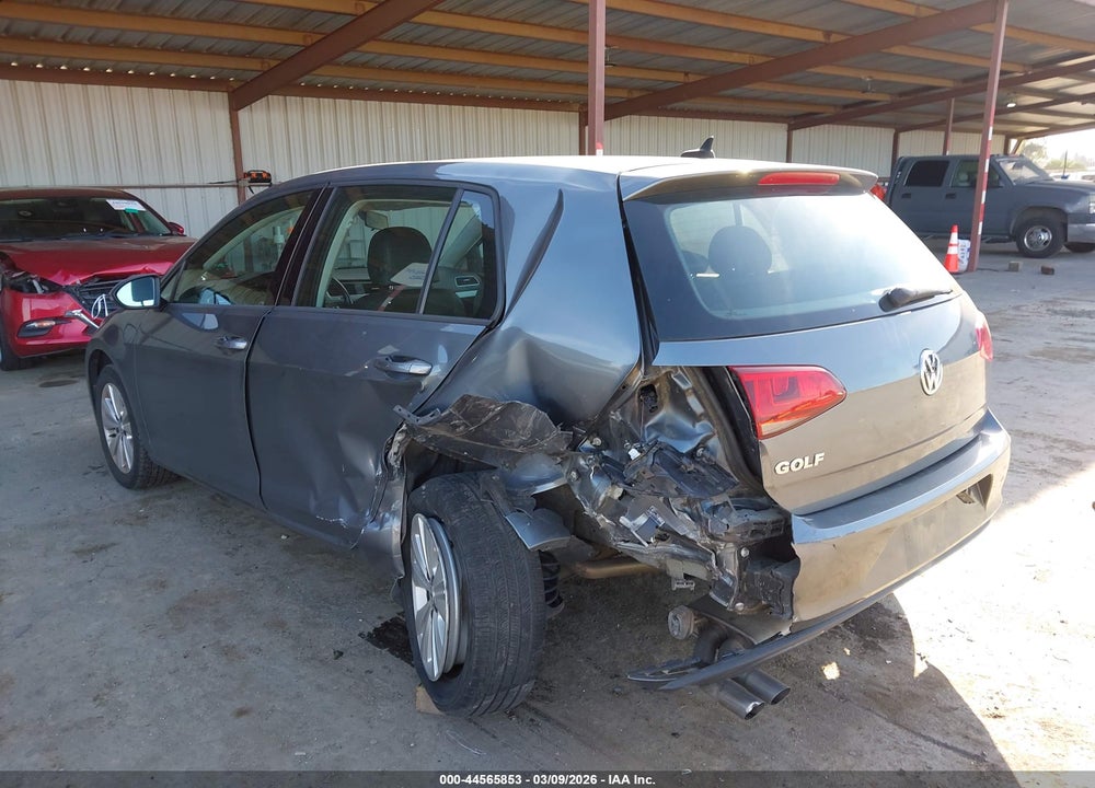 2015 VOLKSWAGEN GOLF TDI S 4-DOOR VIN: 3VW2A7AU4FM082026