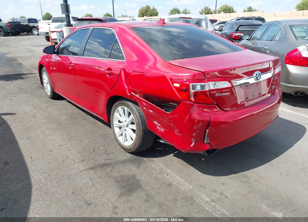 2013 TOYOTA CAMRY HYBRID XLE VIN: 4T1BD1FK6DU073332