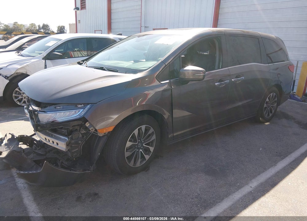 2022 HONDA ODYSSEY EX-L VIN: 5FNRL6H78NB031489