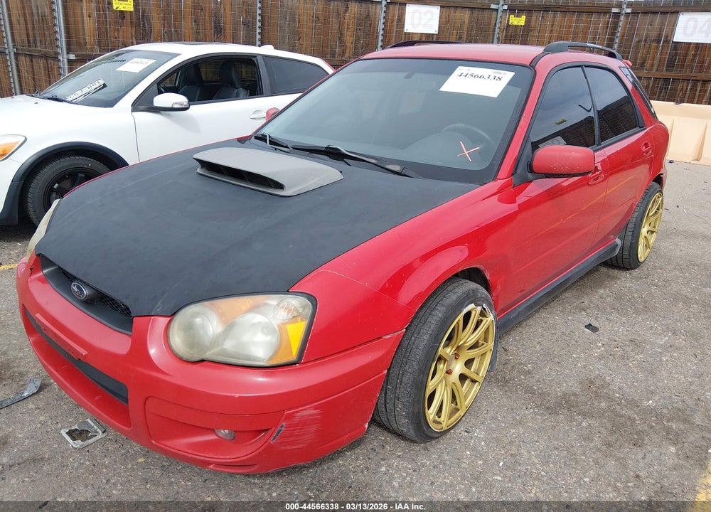 2004 SUBARU IMPREZA WRX VIN: JF1GG29674G811293