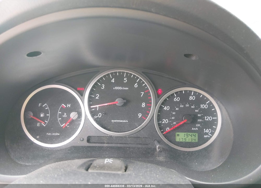 2004 SUBARU IMPREZA WRX VIN: JF1GG29674G811293