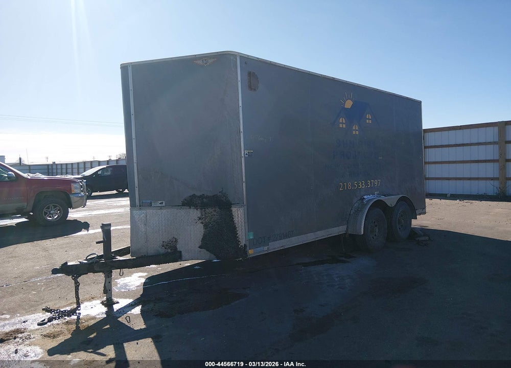 2018 H&H FD-306 16 ENCLOSED TRAILER VIN: 5JWTC1624JN277168