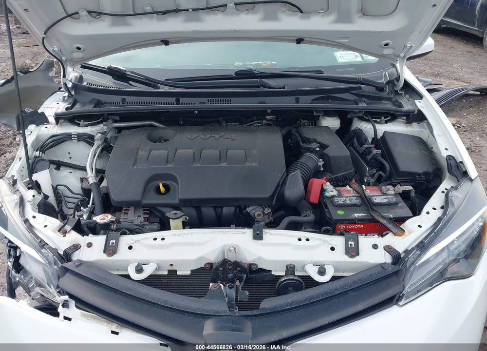 2019 TOYOTA COROLLA LE VIN: 2T1BURHE6KC126096