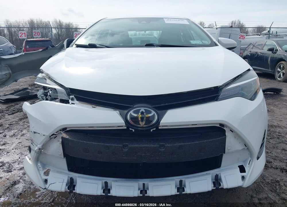 2019 TOYOTA COROLLA LE VIN: 2T1BURHE6KC126096