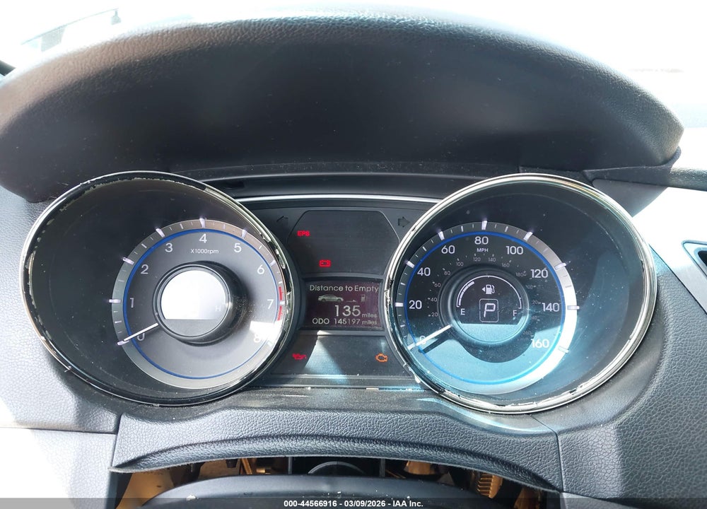 2013 HYUNDAI SONATA GLS VIN: 5NPEB4AC2DH622866