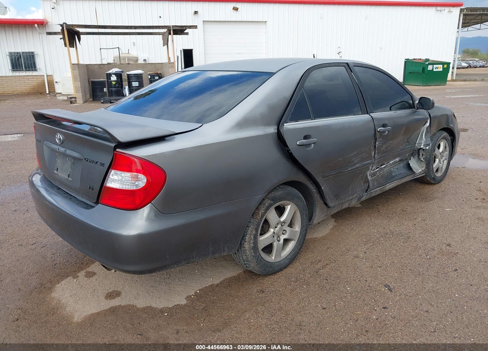 2004 TOYOTA CAMRY SE V6 VIN: JTDBA32K540005609
