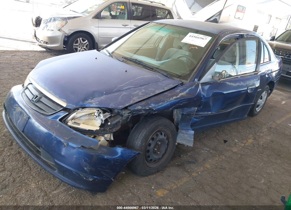 2003 HONDA CIVIC LX VIN: JHMES16593S001647
