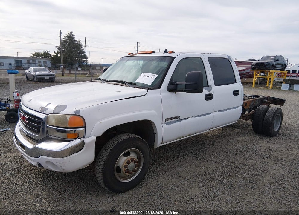 2006 GMC SIERRA 3500 SLE2 VIN: 1GTJK33G16F133509