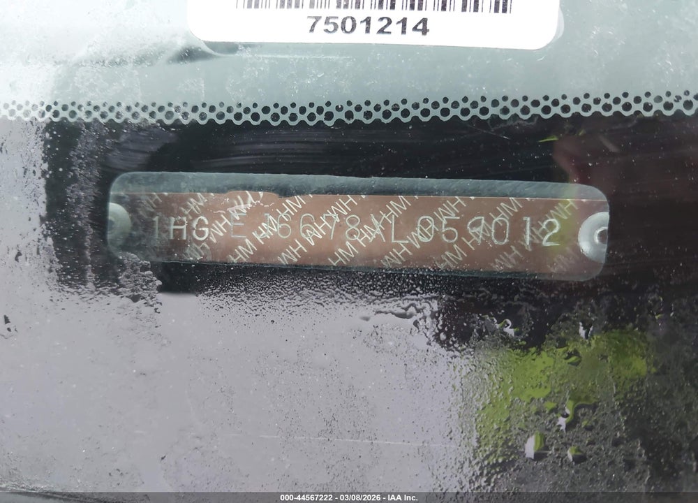 1999 HONDA CIVIC LX VIN: 1HGEJ6678XL059012