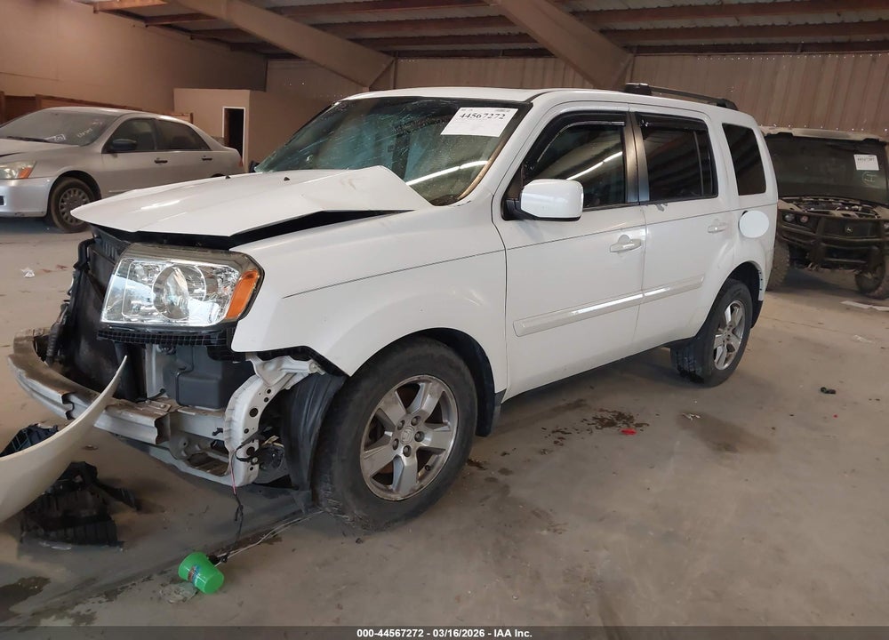 2011 HONDA PILOT EX-L VIN: 5FNYF4H54BB010091