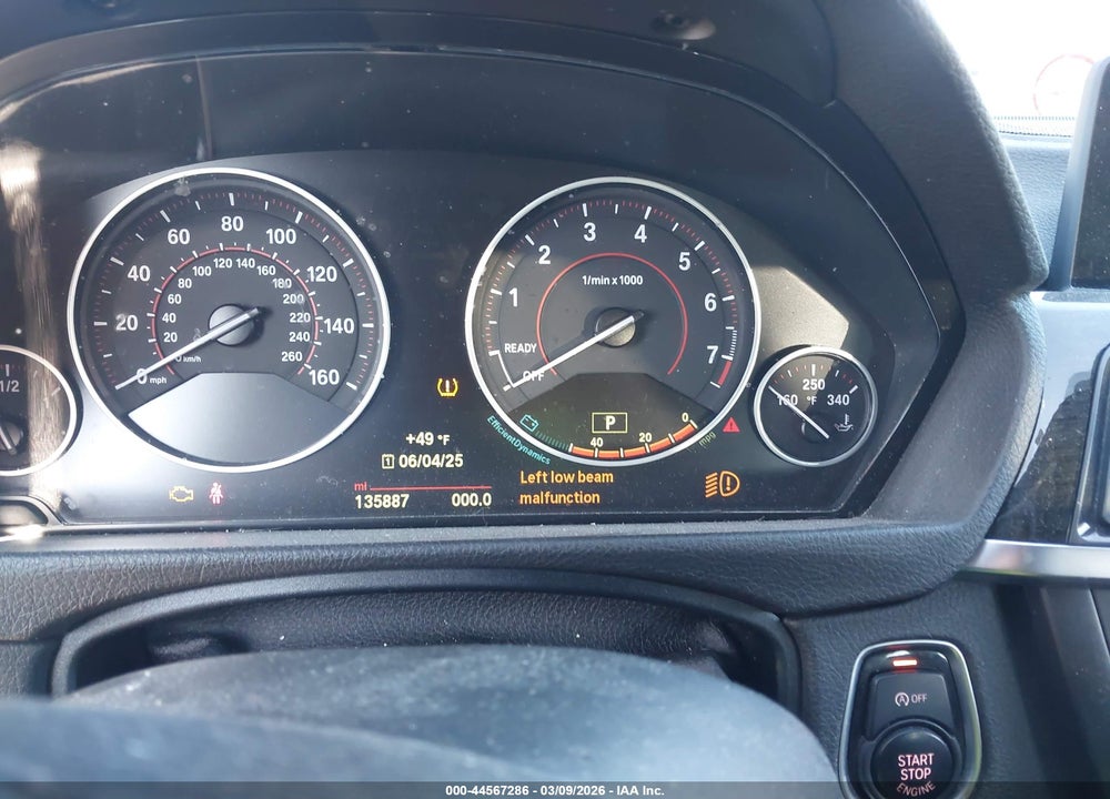 2015 BMW 328I XDRIVE VIN: WBA3G7C55FK481124