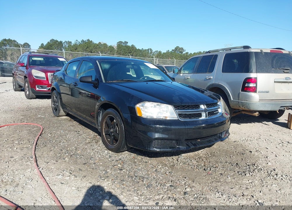 2012 DODGE AVENGER SE VIN: 1C3CDZAB9CN128531