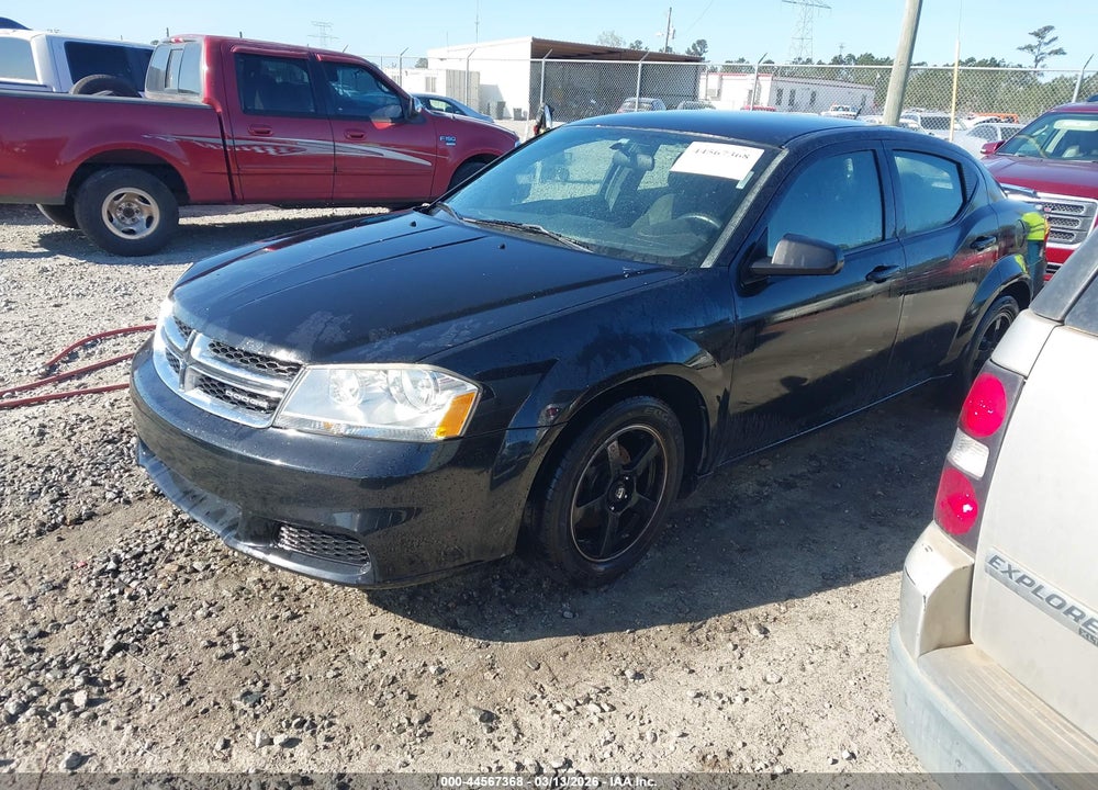 2012 DODGE AVENGER SE VIN: 1C3CDZAB9CN128531