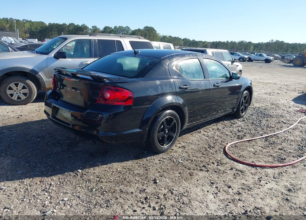 2012 DODGE AVENGER SE VIN: 1C3CDZAB9CN128531
