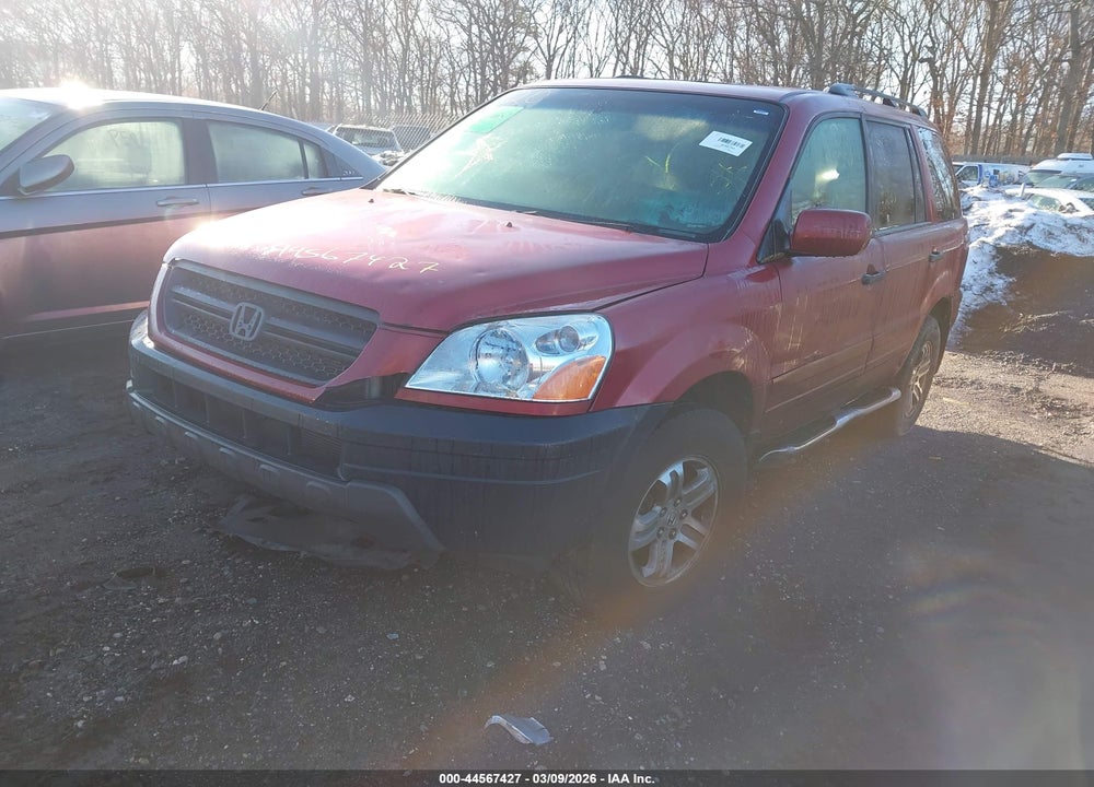 2005 HONDA PILOT EX-L VIN: 2HKYF18585H538205