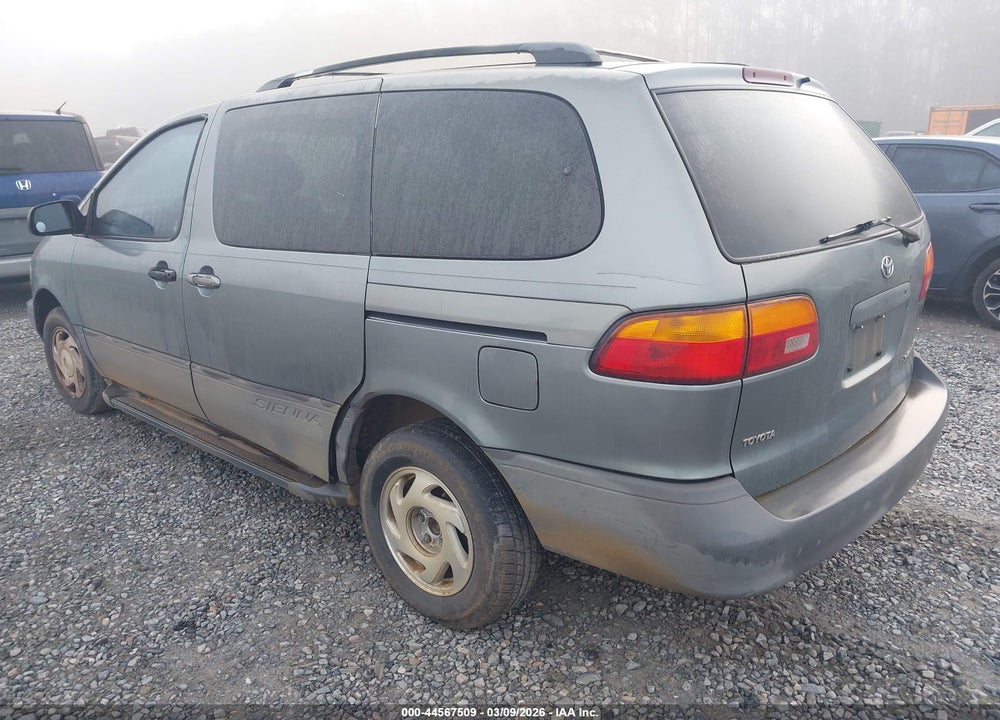 2000 TOYOTA SIENNA LE VIN: 4T3ZF13C5YU298585