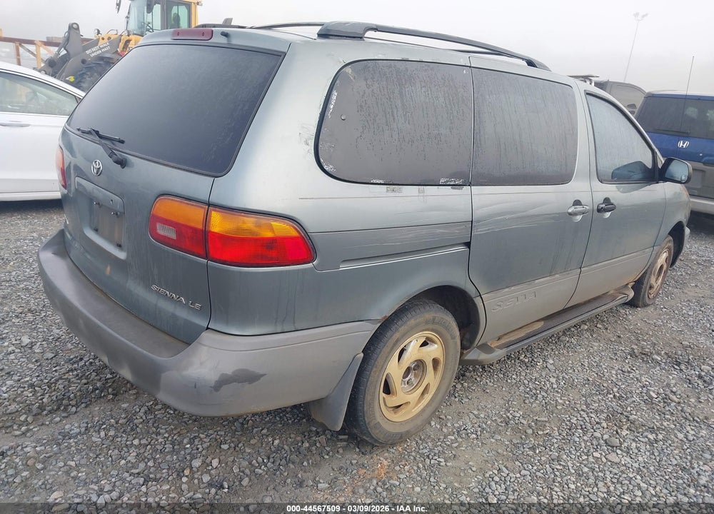 2000 TOYOTA SIENNA LE VIN: 4T3ZF13C5YU298585