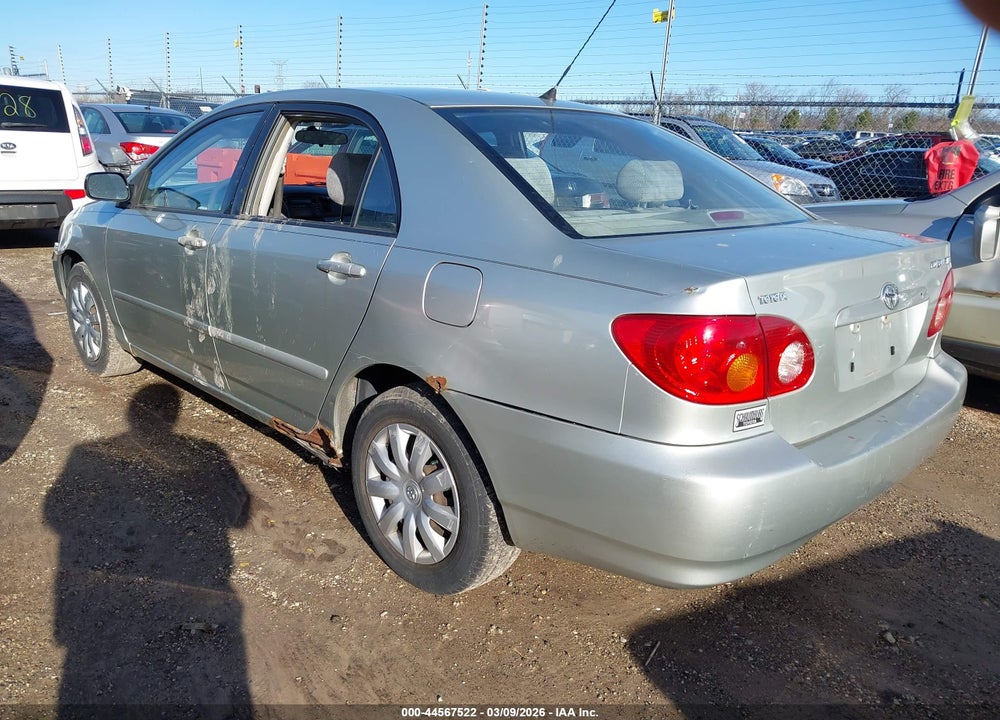 2003 TOYOTA COROLLA LE VIN: JTDBR32E830016489