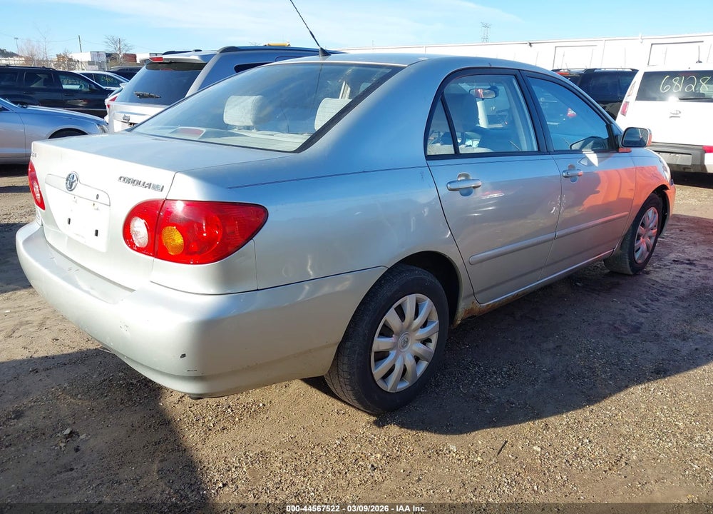 2003 TOYOTA COROLLA LE VIN: JTDBR32E830016489