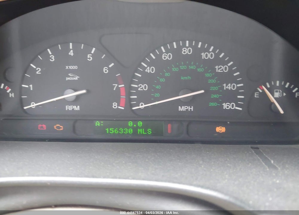 2000 JAGUAR S-TYPE 3.0L V6 VIN: SAJDA01C2YFL10460