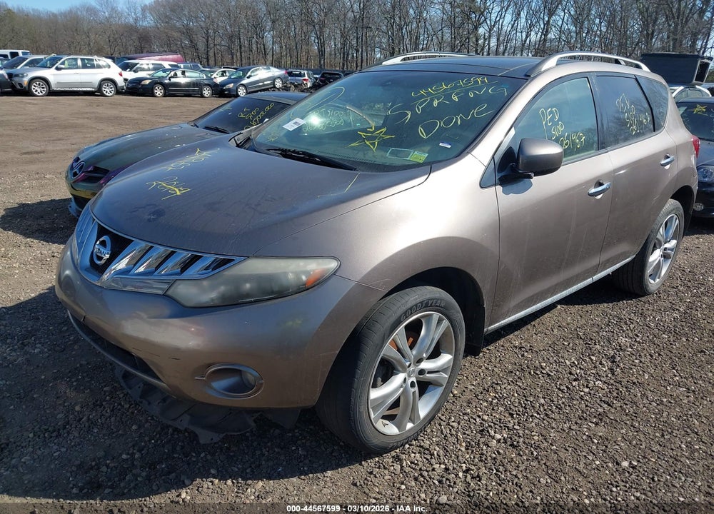 2010 NISSAN MURANO LE VIN: JN8AZ1MU8AW003017