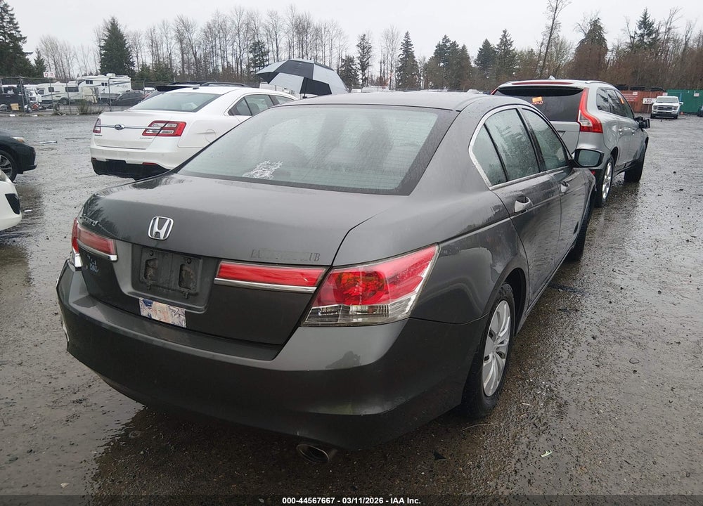 2012 HONDA ACCORD 2.4 LX VIN: 1HGCP2F36CA204856