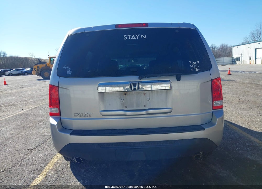 2012 HONDA PILOT EX VIN: 5FNYF3H49CB014804