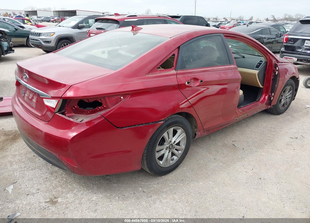 2014 HYUNDAI SONATA GLS VIN: 5NPEB4AC1EH827046