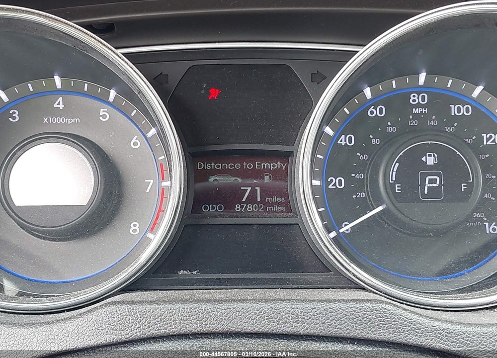 2014 HYUNDAI SONATA GLS VIN: 5NPEB4AC1EH827046