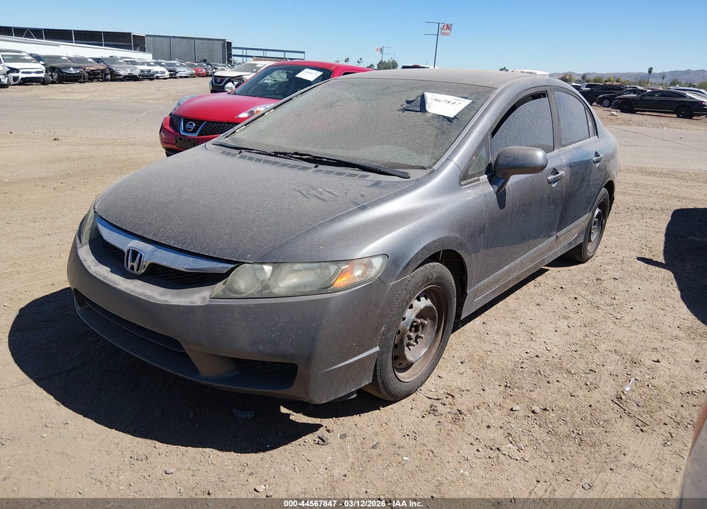 2009 HONDA CIVIC LX VIN: 19XFA15579E010627