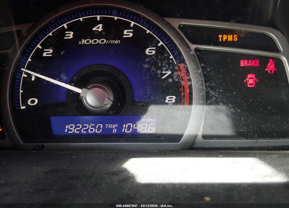 2009 HONDA CIVIC LX VIN: 19XFA15579E010627