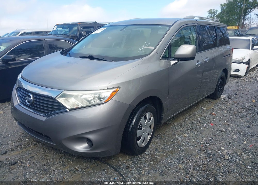2012 NISSAN QUEST S VIN: JN8AE2KP7C9041743