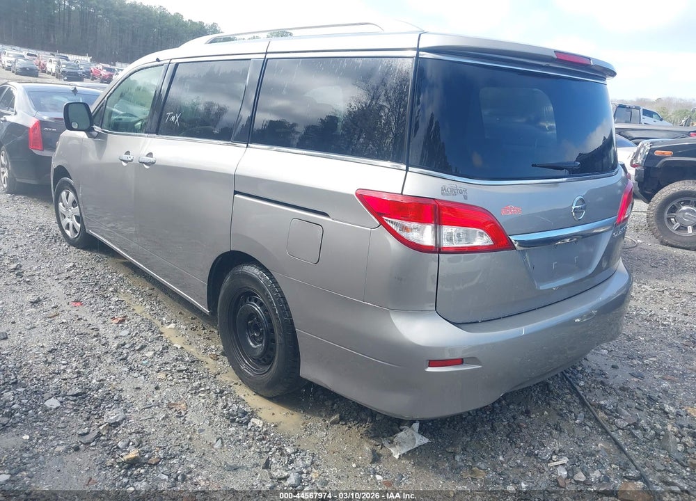 2012 NISSAN QUEST S VIN: JN8AE2KP7C9041743