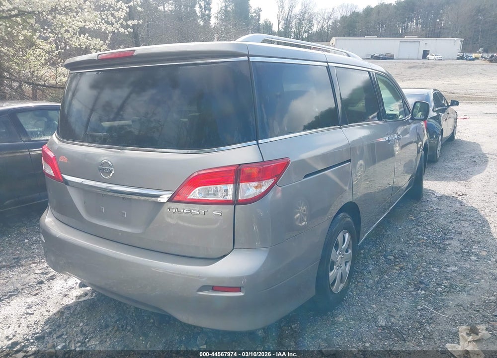 2012 NISSAN QUEST S VIN: JN8AE2KP7C9041743