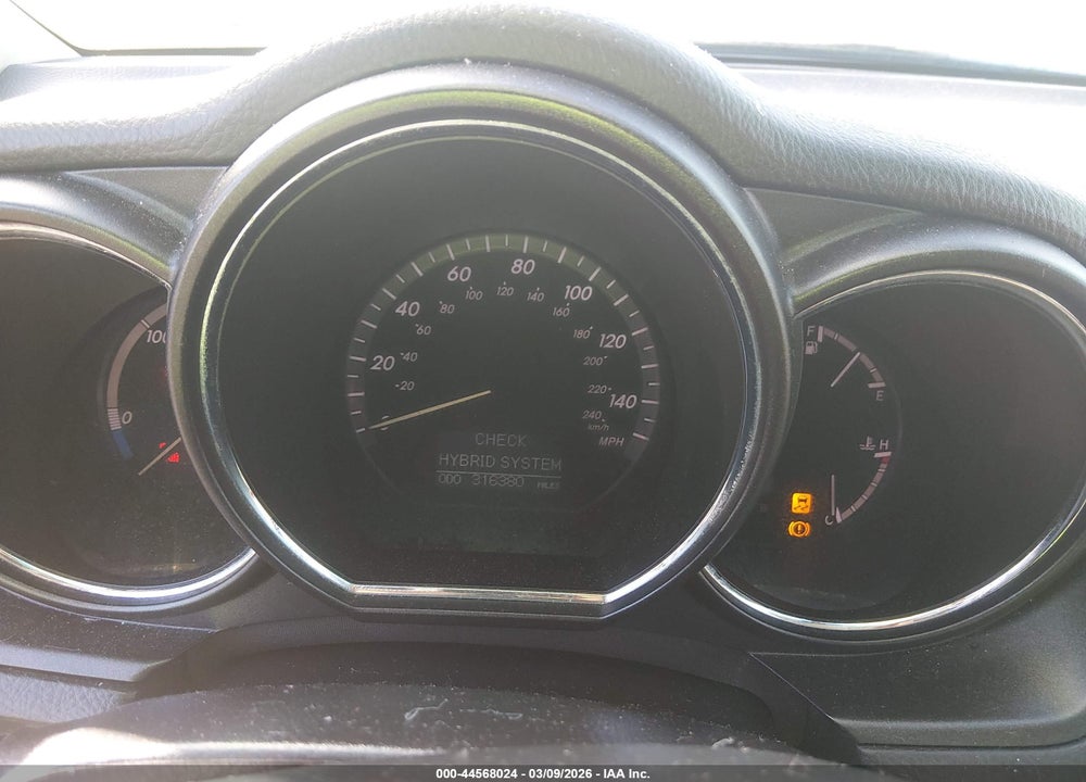 2008 LEXUS RX 400H VIN: JTJHW31UX82063608