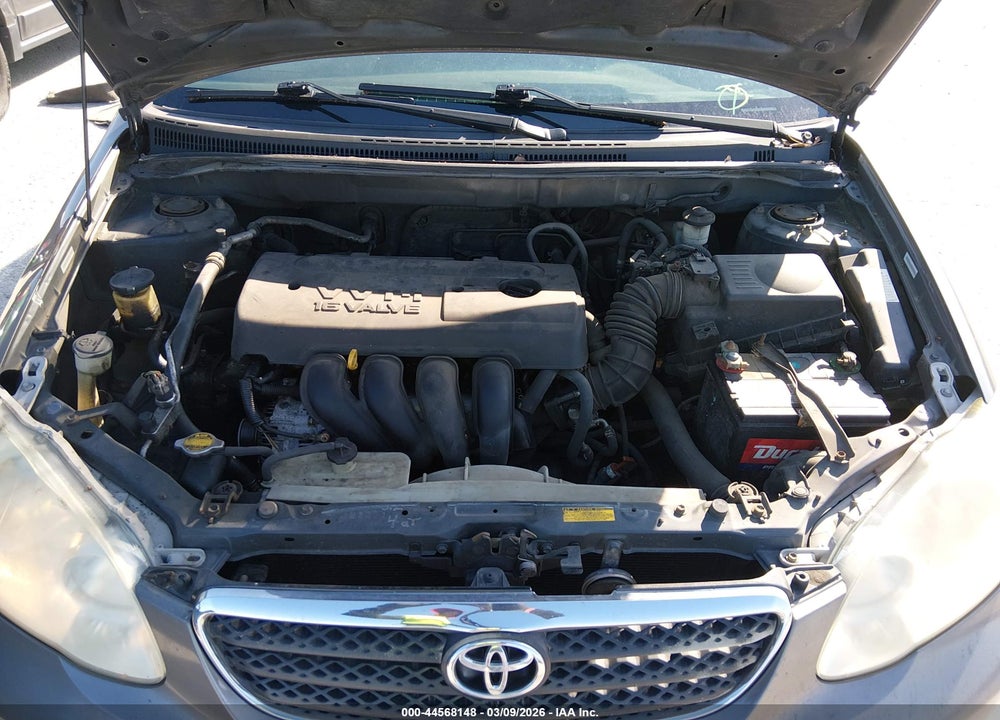 2005 TOYOTA COROLLA LE VIN: 1NXBR32E45Z472271
