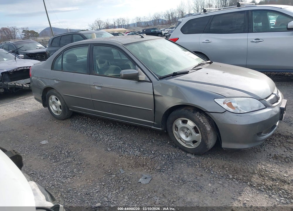 2005 HONDA CIVIC HYBRID VIN: JHMES96645S017491